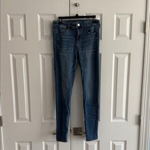 American Eagle Outfitters Dark Blue Skinny Jeans